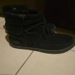 UGG アグ ブラック スエード ブーツのサムネイル