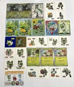 ポケモンパン　デコキャラシール　ポケモン　シール　カード　スリーブ　ニャオハ