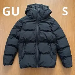 GU 中綿ブルゾン　ブラック　S