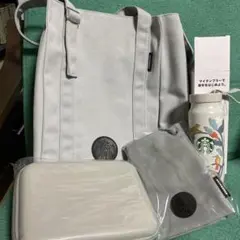 スターバックス グレー バッグ4点セット