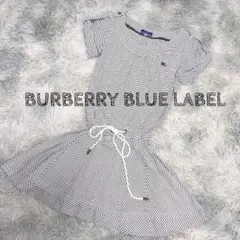 BURBERRY BLUE LABEL❀半袖 ワンピース ストライプ