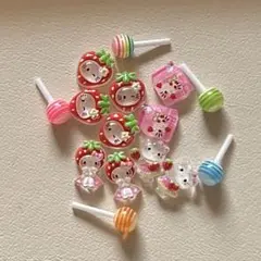 キティ★ネイルパーツ(15個)