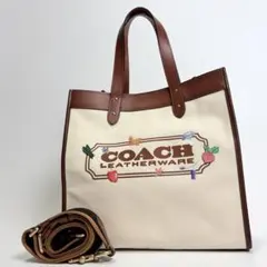極美品】COACH フィールド トート 30 2way ショルダーバッグ - メルカリ