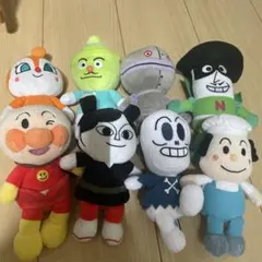 アンパンマン　プリちぃビーンズ　ぬいぐるみ　8体セット