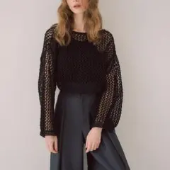 極美品 maison de Dolce. / クロシェニット シアー トップスのサムネイル