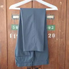 ユニクロ ＋J ウールスリムフィットパンツ ダークグレー W82 股下67cm