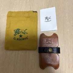 IL BISONTE レザー イヤホンホルダー　定期入れ
