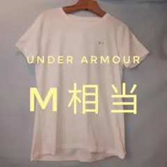 UNDER ARMOUR ホワイト 半袖Tシャツ M相当