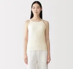 無印良品　なめらかパイル ブラキャミソール　Mサイズのサムネイル