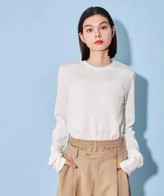 CITEN シテン エッセンシャル スラブ リブ Tシャツ ロンT