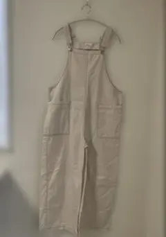 PAIRMANON ベージュ サロペット 2ポケット