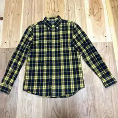 イ*ー様 ジムフレックス Gymphlex ネルチェック長袖 BDシャツ 日本製