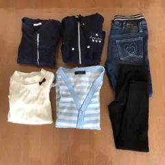女の子130㎝春物6点セット
