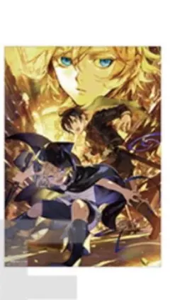 終わりのセラフ クリアファイル　クリアしおり ポスター　小説　カレンダー 終わりのセラフ クリアファイル クリアしおり ポスター 小説