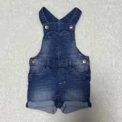 H&M キッズ デニムオーバーオール サロペット 80cm