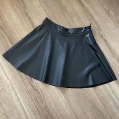 H&M フェイクレザー スカート 120cm