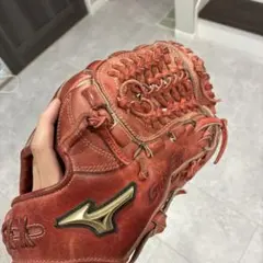 Mizuno Global Elite レッド 硬式グローブ オールラウンド用