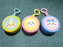 ちいかわ　まんまるミニシリコンポーチ うさぎ、ちいかわ、ハチワレ3個セット