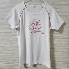 adidas アディダス CLIMAlite Tシャツ ピンク ホワイト