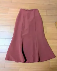 ハニーズ　テラコッタ　ダークピンク　美シルエット　マーメイドスカート　М
