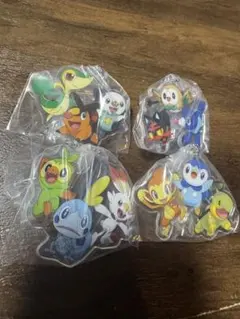 ポケモン 旅立ちの3匹 アクリルスイング4種セット