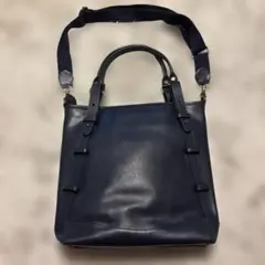 F CLIO 2WAY ビジネスバッグ ネイビー トートバッグ ショルダーバッグのサムネイル