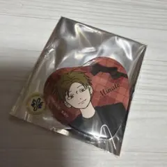 氷の城壁　Theキャラ　カフェ　ハート型缶バッジ　雨宮湊 氷の城壁 コラボカフェ 限定 缶バッジ ハート型缶バッジ 雨宮 湊