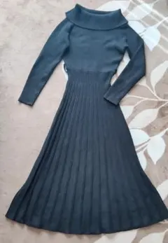 RESEXXY リゼクシー ロングワンピース　ハイネック　リブニット　オフショル