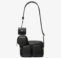 新品　MICHAEL KORSレザー クロスボディ ミディアムショルダーバッグ