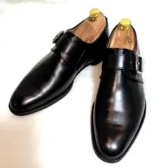 極美品 ジョセフチーニー シングルモンク MOORGATE 革靴 黒 UK6.5のサムネイル