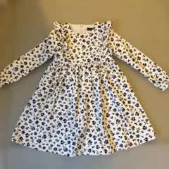 BeBe フラワープリント ワンピース 120