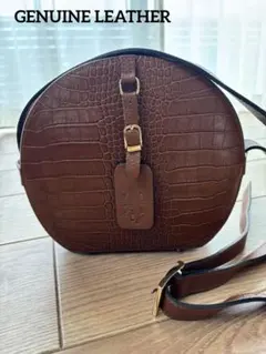 GENUINELEATHER ショルダーバッグ 本革　イタリア製　レザーのサムネイル