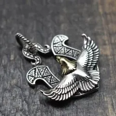 Silver925製 ナバホラグ ホースシュー & イーグル シルバー925