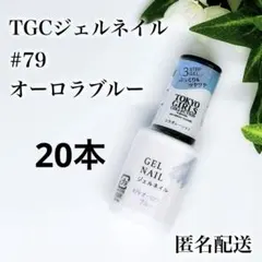 リクエスト出品 TGCジェルネイル 【オーロラブルー】 廃盤カラー 20本
