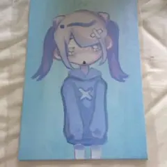 イラスト 原画 アクリルガッシュ