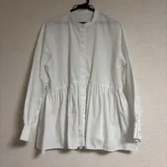 オペークドットクリップ　白シャツ