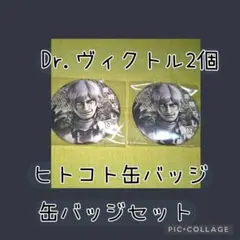 Dr.ヴィクトル 2個 ヒトコト缶バッジ 超力兵団奇譚 RAIDOU