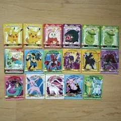 丸美屋　ポケモンカレー　おまけ　シール　17枚　被りあり