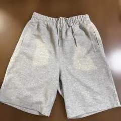 美品　ユニクロC スウェットワイドショーツ グレー　Mサイズ
