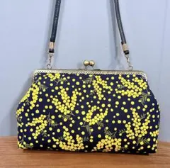 ☆ブラウン様専用⑦☆ ハンドメイドショルダーバッグ A4サイズ ミモザ