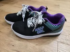 ANAP GIRL ストライプデザインスニーカー　22cm