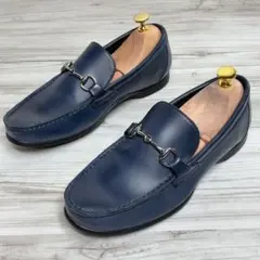 REGAL ビットローファー ネイビー 24cm JZ02 レザー スリッポン