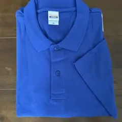 未使用品　半袖ポロシャツ ４Ｌ　ブルー