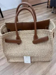 最終値下げ！SEA カゴバック グレージュ サイズF - メルカリ