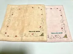 ポールアンドジョー タオルハンカチ 2枚セット