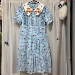 tntntutu ワンピース 昭和美少女 ブルー ドール ドレス テンテンツツ