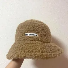 Hal Talento M バケットハット ブラウン フリース　ボア