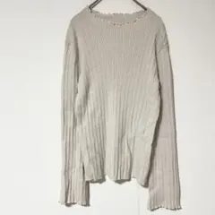 ジーユー GU リブニット 【M】セーター シンプル 着回し