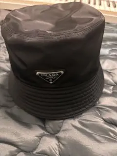 PRADA ブラック バケットハット XXL 希少サイズ PRADA バケットハット ブラック