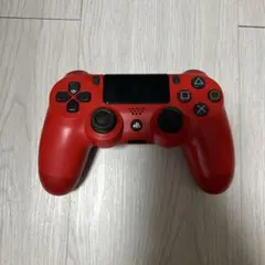 【動作確認済】【美品】PS4 ワイヤレスコントローラー レッド 本体